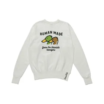 HUMAN MADE Sweatshirts Unisex White