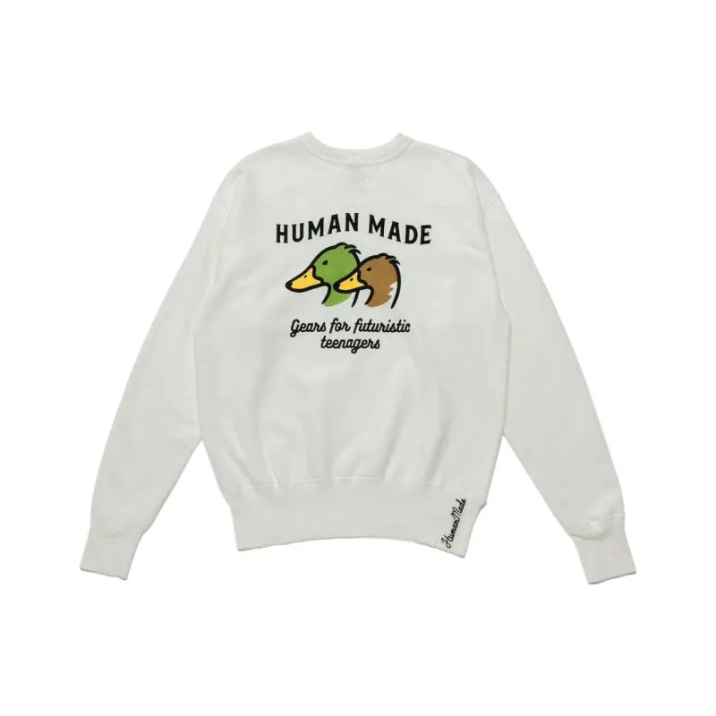 HUMAN MADE Sweatshirts Unisex White-0