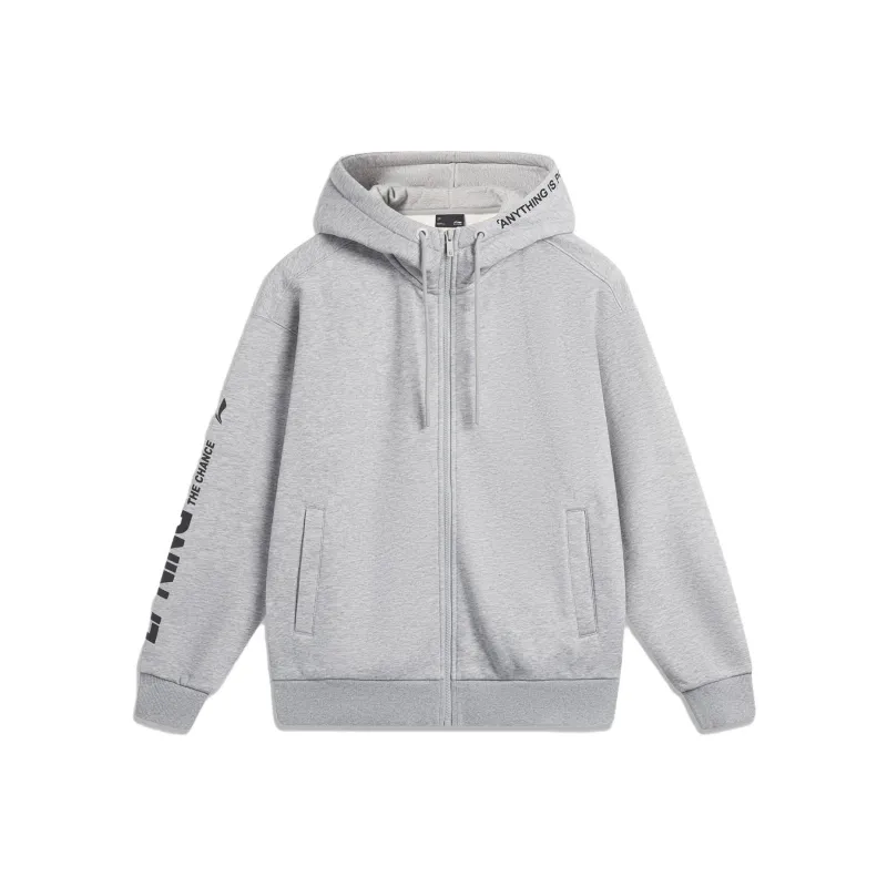 LiNing Sports Fashion Collection Sweatshirt Unisex Heather Gray-0