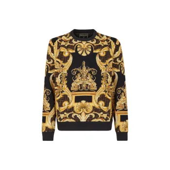 FENDI x VERSACE FENDI X VERSACE SS22 Sweatshirt Men's Multicolor