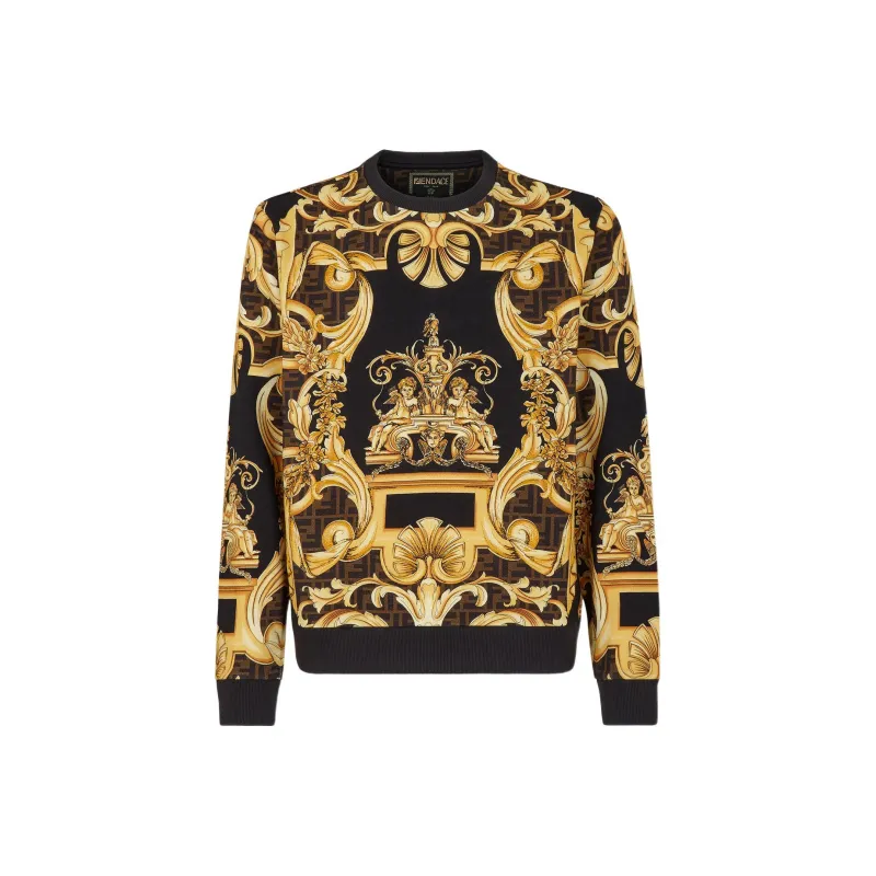 FENDI x VERSACE FENDI X VERSACE SS22 Sweatshirt Men's Multicolor-0