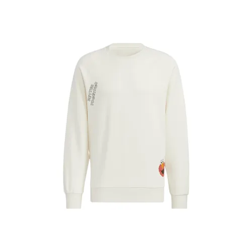 Sesame Street X Adidas Neo Sesame Street Co-branded Collection Sweatshirts Men Pink White