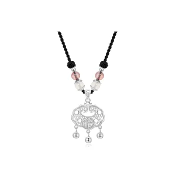 Fortune Gold Agate Necklaces Women's