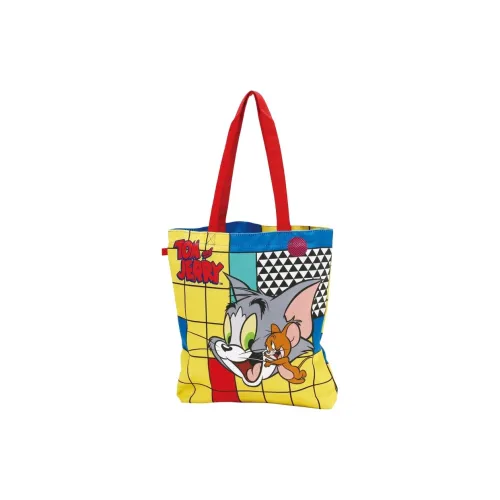 SKATER Tom And Jerry Collaboration Cotton Tote Bag, Shopping Bag, Shoulder Bag Unisex Multicolor