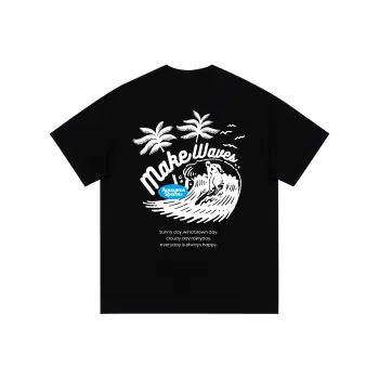 AQUAPROS T Shirts Unisex Black