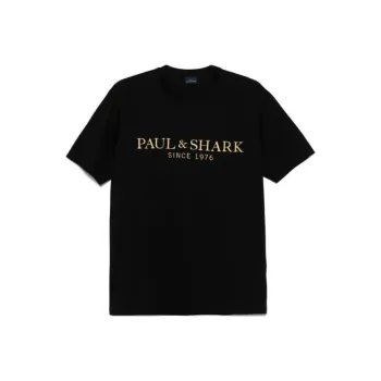 Paul & Shark Logo embroidered T shirt