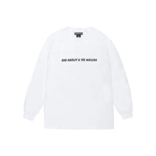 WACKO MARIA Bob Marley Co-branded Edition T-Shirts Unisex White