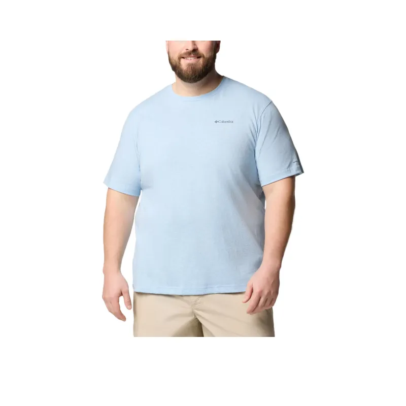 Columbia Thistletown Hills T-Shirt Men's Ripple Blue Heather-0