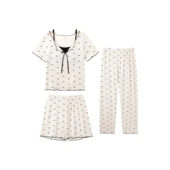 Sleeping Beauty Pajama Set Women's White