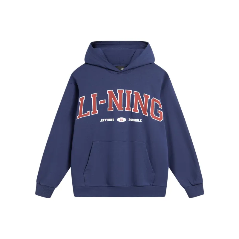 LiNing Weekend Youth Sweatshirt Unisex Dark Ship Blue-0