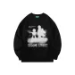 Black[Fleece-Lined Crew Neck]