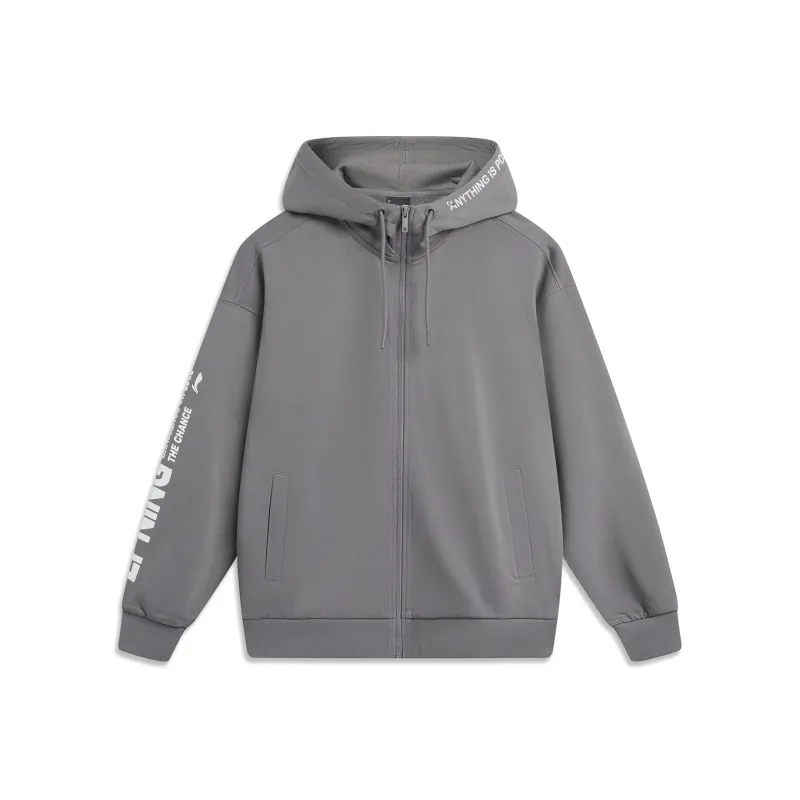 LiNing Sports Life Collection Sweatshirt Unisex Smoke Ink Gray-0