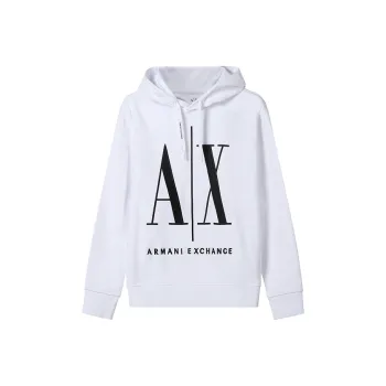 ARMANI EXCHANGE AX Embroidered Logo Hoodie