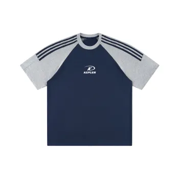 Kepu T Shirt Unisex Navy Blue & Gray