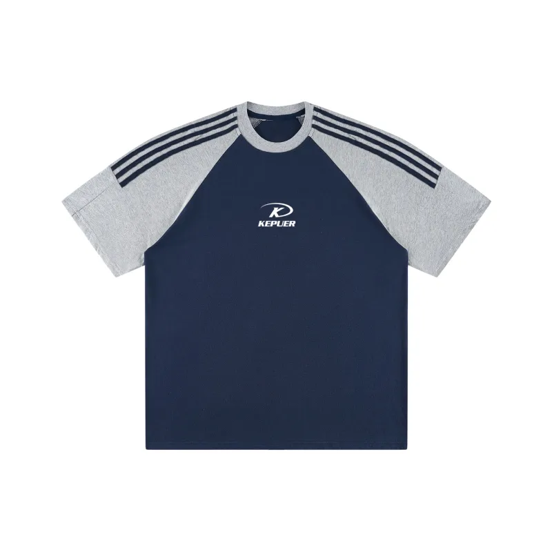 Kepu T-Shirt Unisex Navy Blue & Gray-0