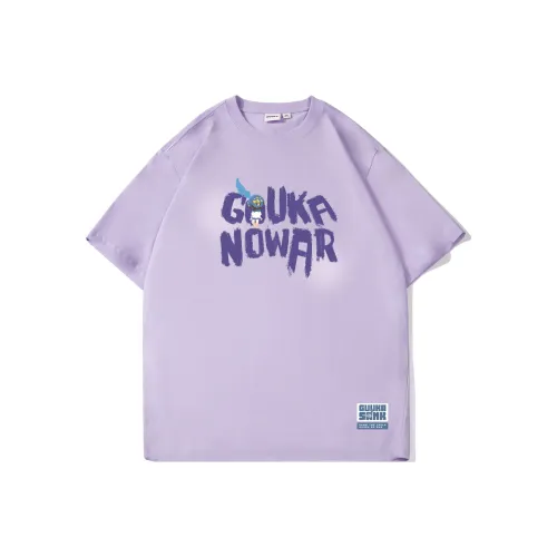 Guuka x SANK TOYS Short Sleeved T Shirts Unisex Light Purple