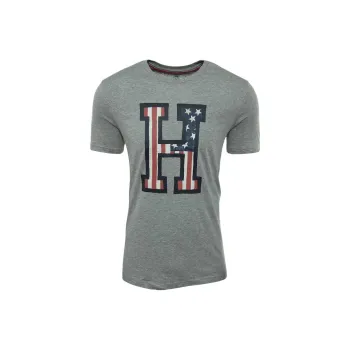 Tommy Hilfiger T Shirt Men's Gray