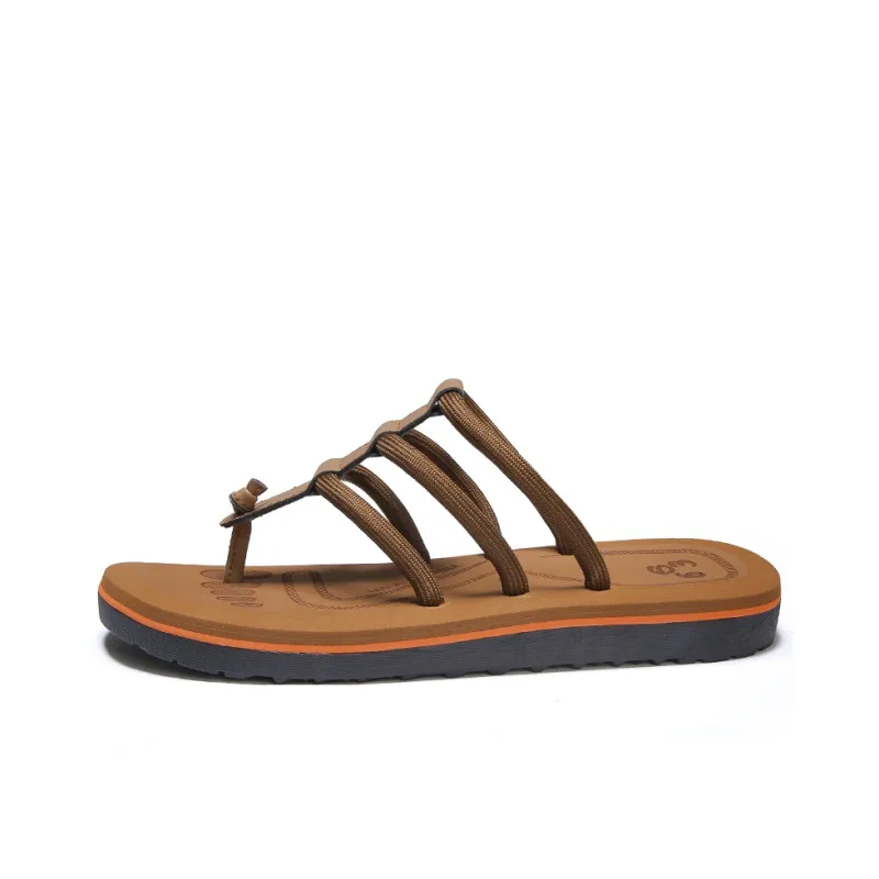 AMICNIEGD Abrasion Resistant Slip Resistant Antibacterial Flip Flops Men's-0