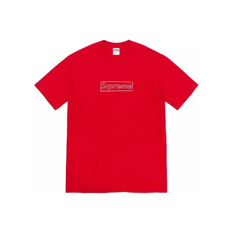 Supreme Kaws Chalk Logo Tee-5