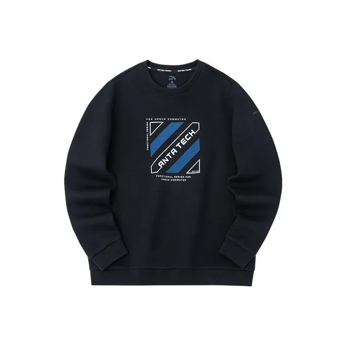 Anta Comprehensive Training Collection Sports Lifestyle Collection Sweatshirt Unisex Black-0