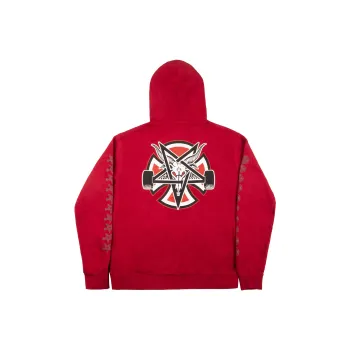 Thrasher X INDEPENDENT Sweatshirts Unisex Red