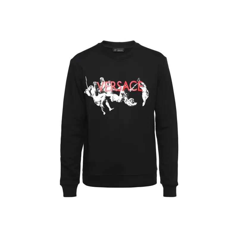 VERSACE Sweatshirts Men Black-0