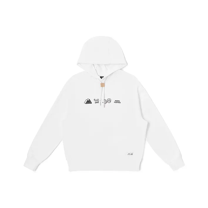 Lee Buddy Lee Series Sweatshirts Unisex White-0