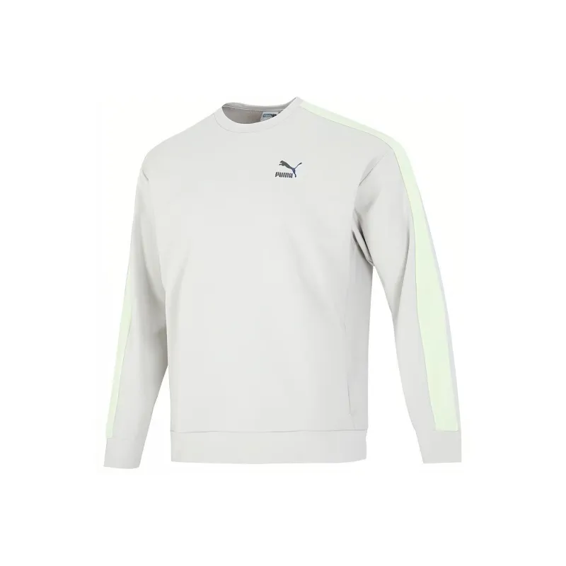 PUMA Sweatshirts Unisex Light Gray-0