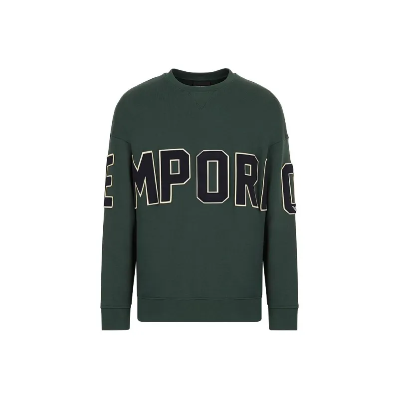 EMPORIO ARMANI Sweatshirts Men Green-0