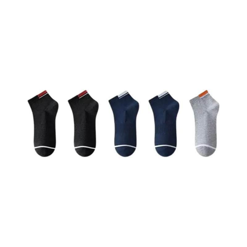 H YXIANG Mid Calf Socks Unisex 5 Pack-2