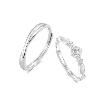 BLANK IN BLANK Sterling Silver Rings Unisex