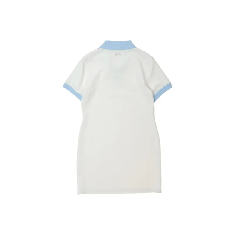 MLB New York Yankees Short Sleeved Dresses Women's Ivory-1