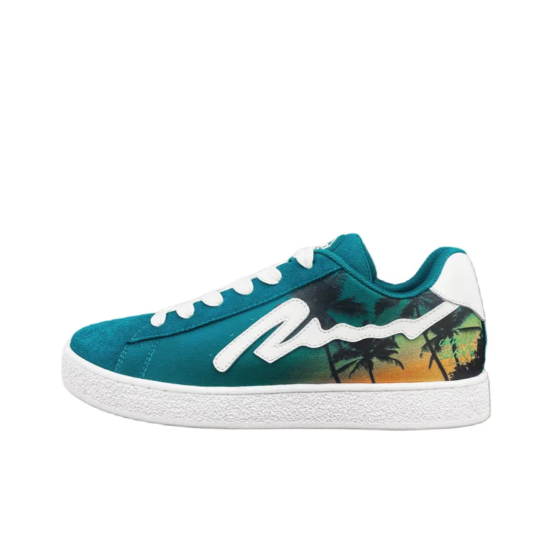 Cypher Seventy Sefsa Leowalk Low Top Skateboard Shoes Unisex Peacock Green-0