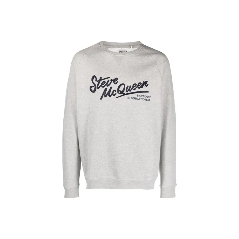 BARBOUR International X Steve McQueen Holts Cotton Sweatshirt-0