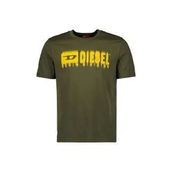 DIESEL T Adjust Q7 Logo Printed T Shirt