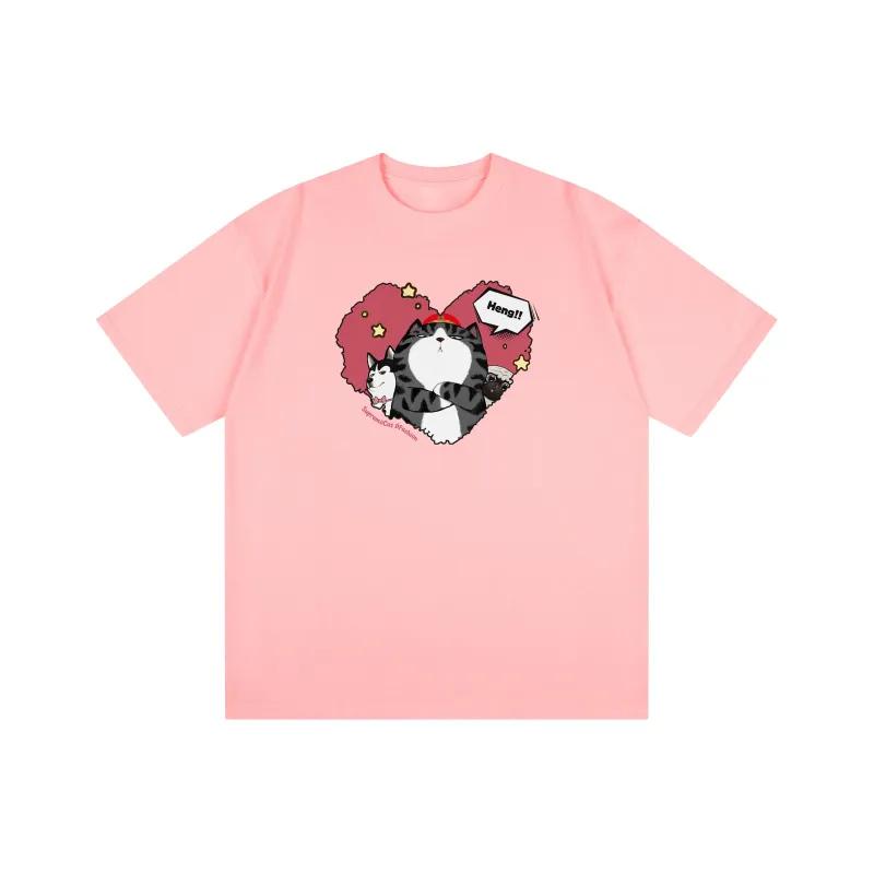 Supremo Cat T Shirts Unisex-4