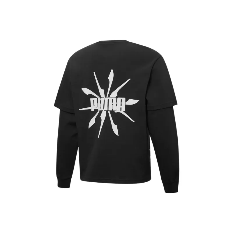 PUMA Sweatshirts Unisex Black-0