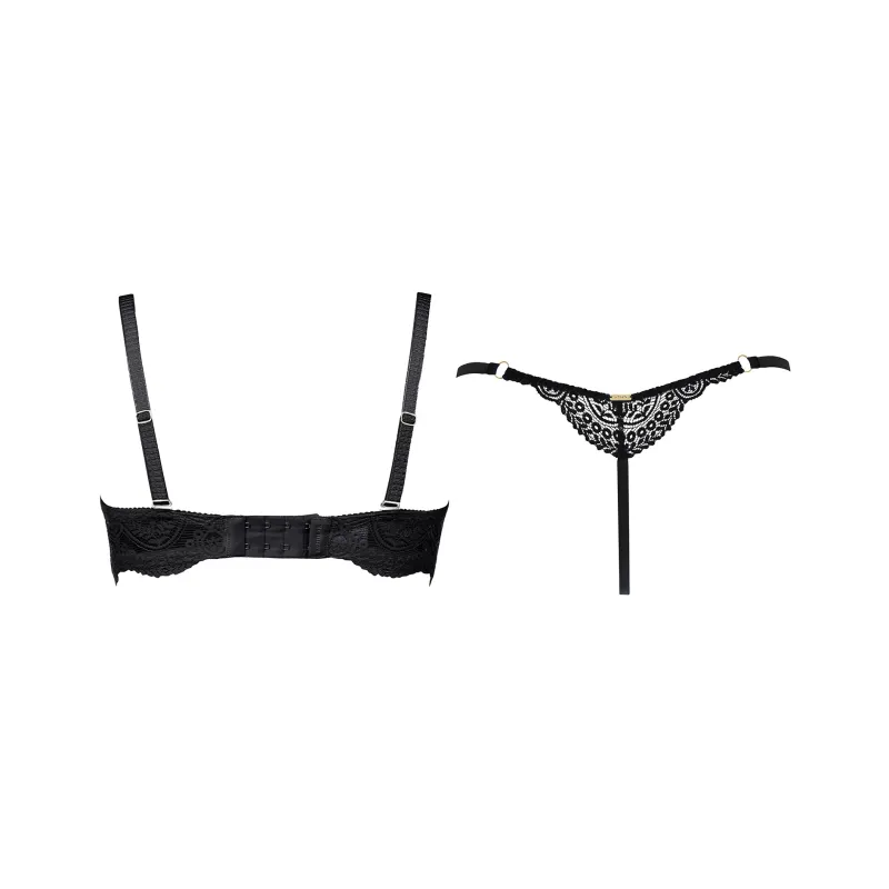 Selmark Underwear Set Women's Gift Box Set Black-2
