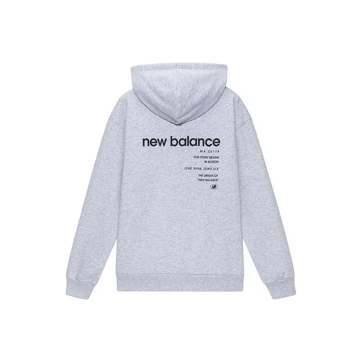New Balance Sweatshirts Unisex Gray-0