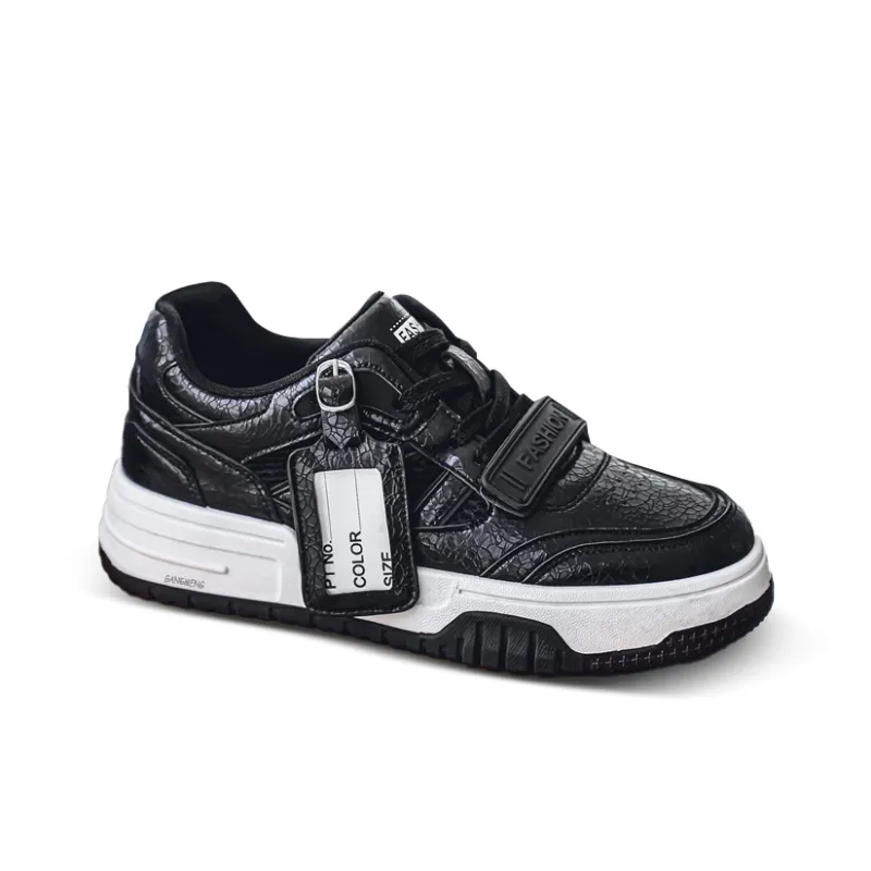 Hong Kong Meng Slip Resistant Breathable Height Increasing Low Top Skateboard Shoes Men's-3