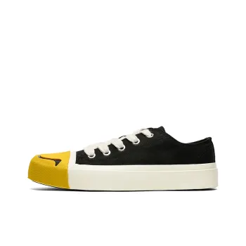 OUBT Niche Hip Hop Open Ended Smile Slip Resistant, Abrasion Resistant, Breathable Low Top Canvas Shoes Men's
