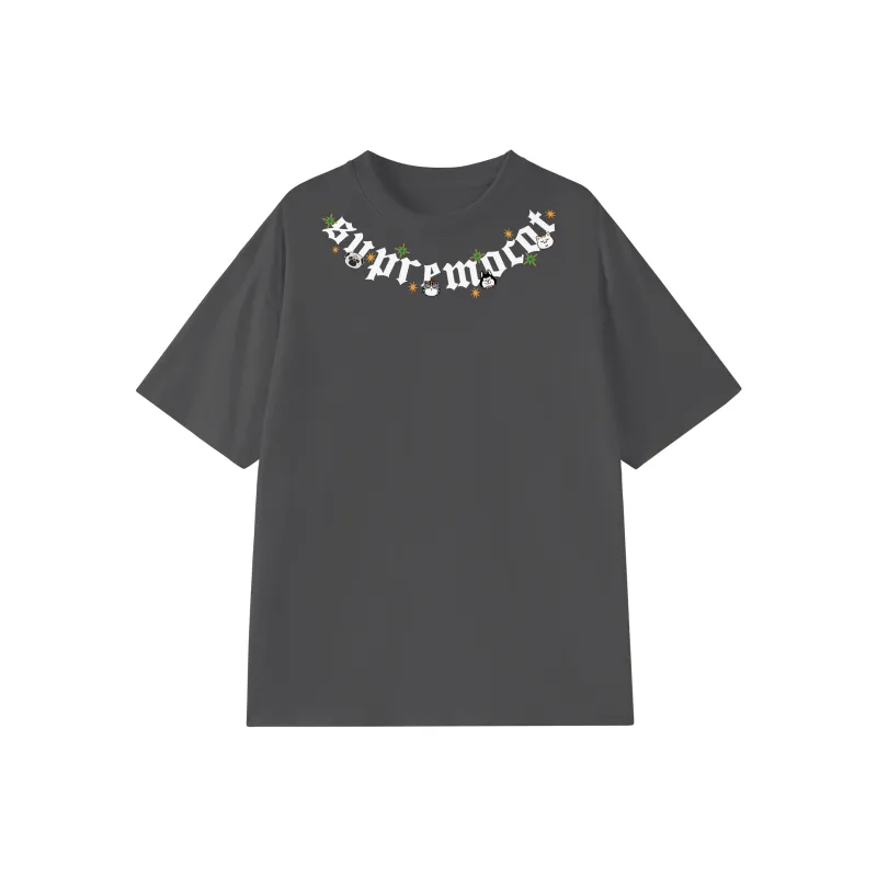 Supremo Cat T Shirts Unisex-26