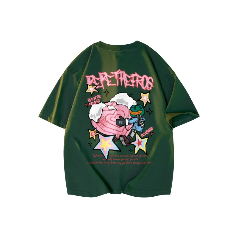 Pepe The Frog Short Sleeved T Shirts Unisex-18