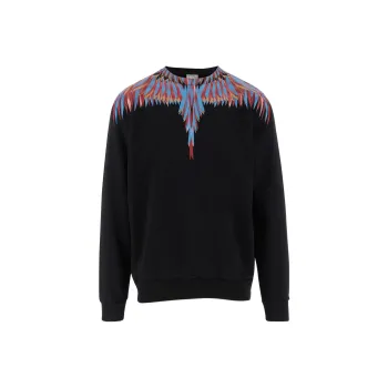MARCELO BURLON COUNTY OF MILAN Wings print Crew Neck Sweatshirt
