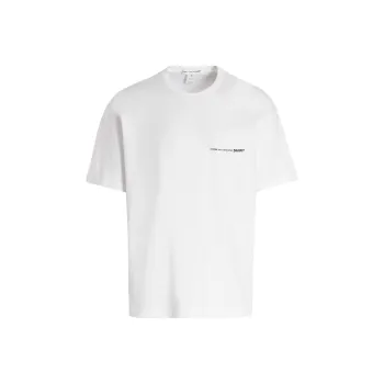 COMME DES GARCONS SHIRT Logo Printed Crewneck T Shirt
