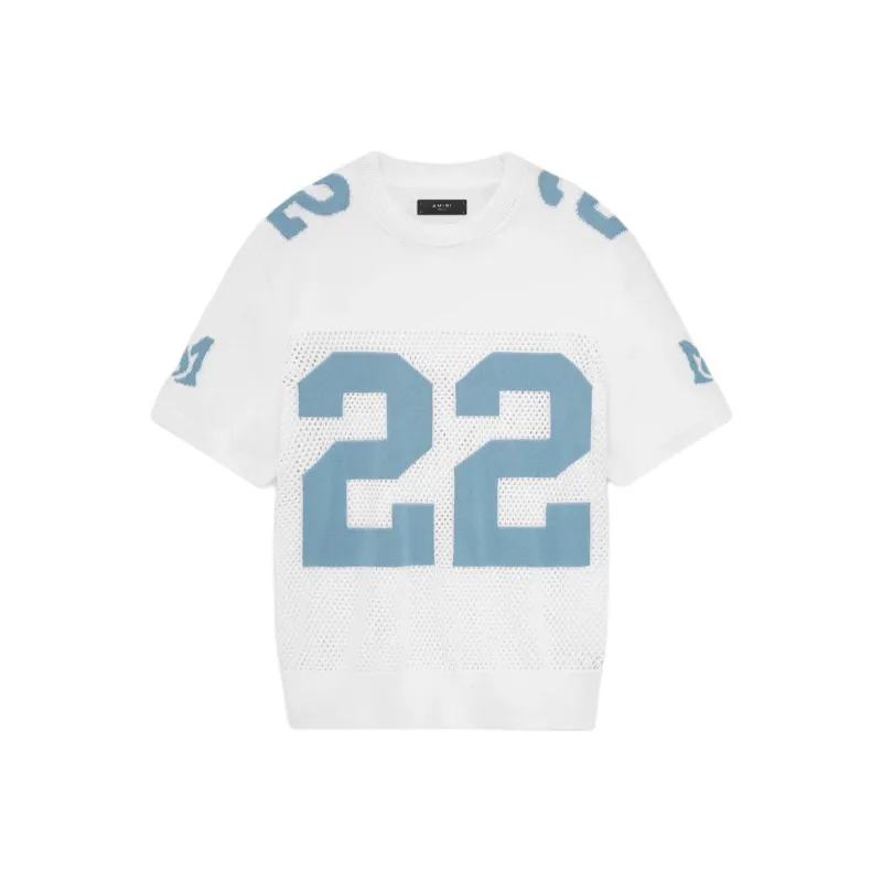 AMIRI T Shirt Men's White Sky Blue-0