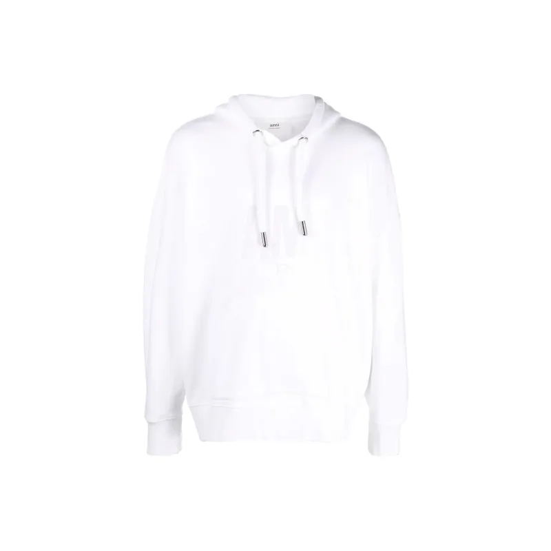 AMIPARIS Tonal Logo Cotton Hoodie-0