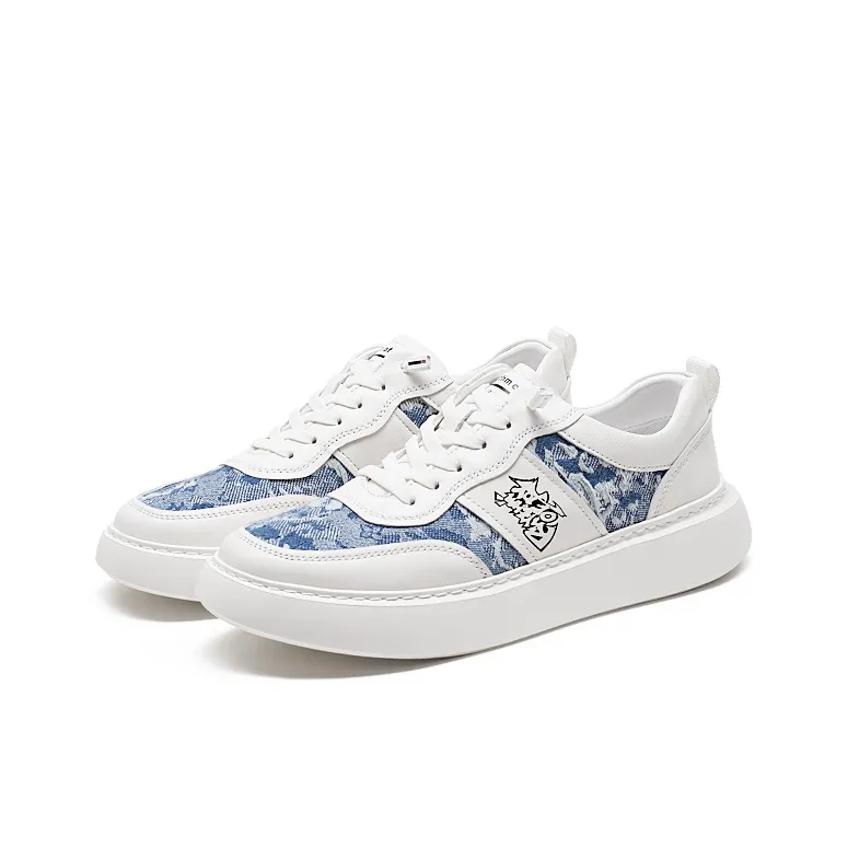 RHYTHM OF JOY Low-Top Skateboard Shoes Men's-1