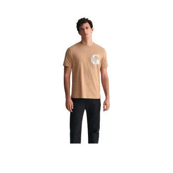 GANT T Shirts Men 213 Warm Khaki