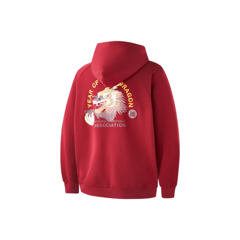 NBA Chicago Bulls Sweatshirts Unisex Deep Red-0